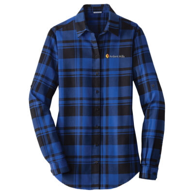 Ardent Mills Ladies Plaid Flannel Tunic Thumbnail